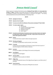 thumbnail of Agenda April 2019